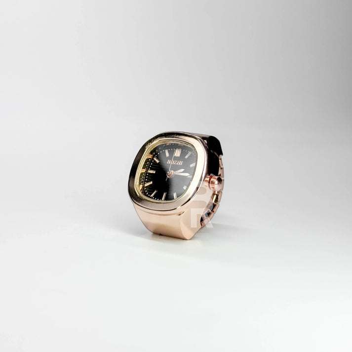 NAUTILUS RING | ROSE BLACK