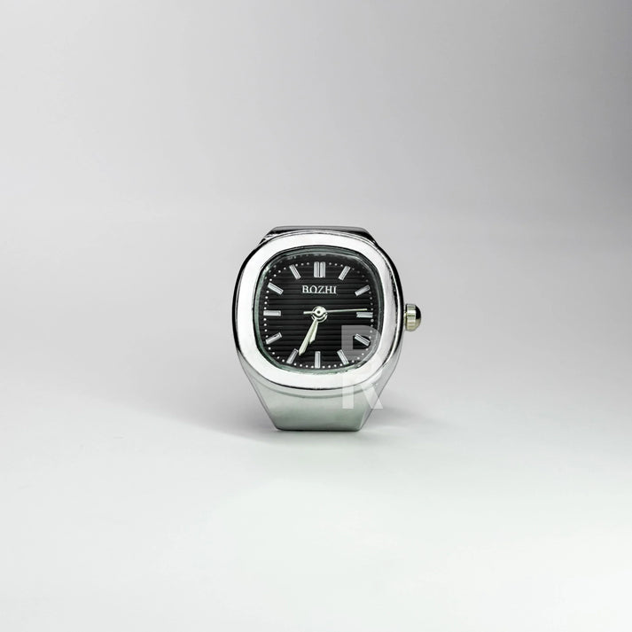 NAUTILUS RING | SILVER BLACK