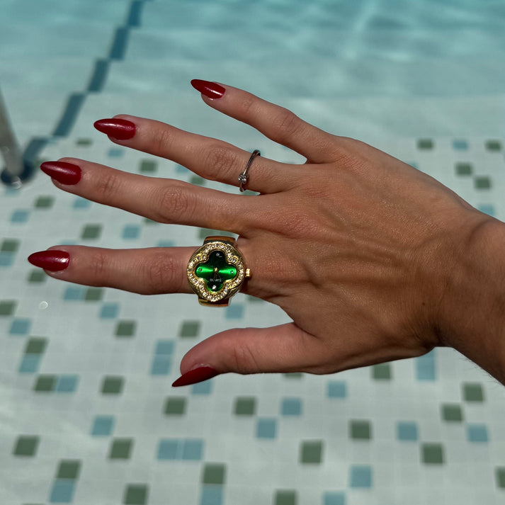 CLEEF RING | GOLD GREEN