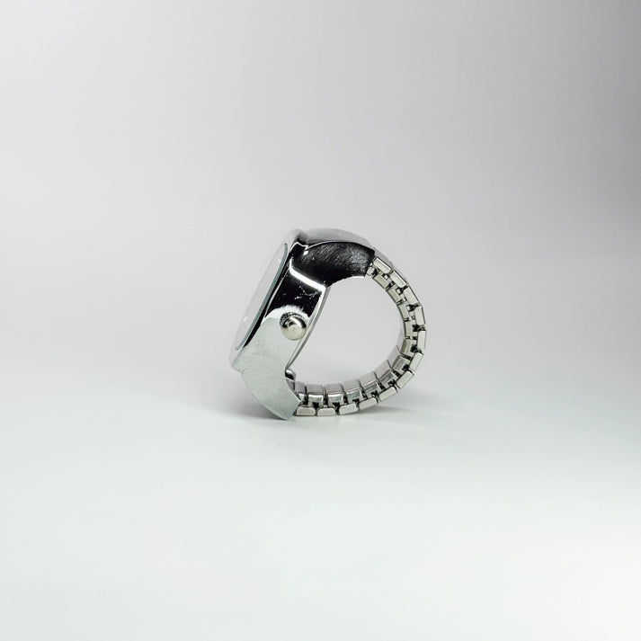 NAUTILUS RING | SILVER BLACK