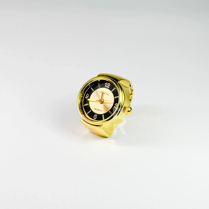 MIDNIGHT RING | GOLD BLACK
