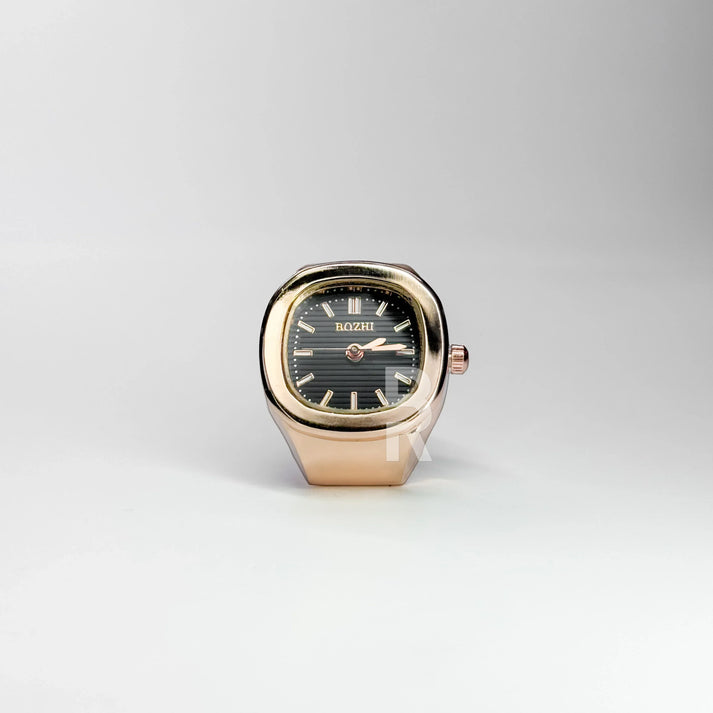 NAUTILUS RING | ROSE BLACK