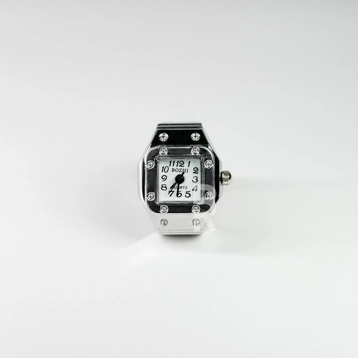 SANTOS RING | SILVER WHITE