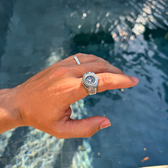 MILANO RING | SILVER BLACK