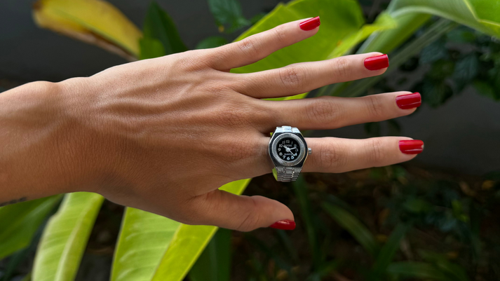 MILANO RING | SILVER BLACK